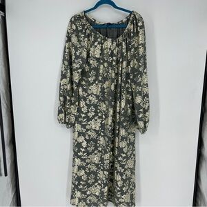 LuLaRoe Elegant Eve Gray Foil Dress